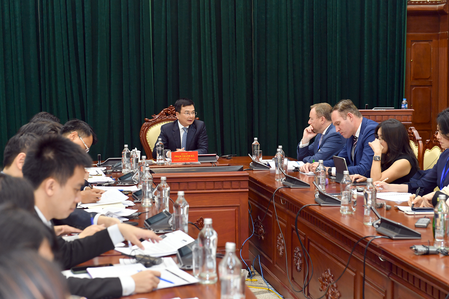 Quang cảnh buổi tiếp.