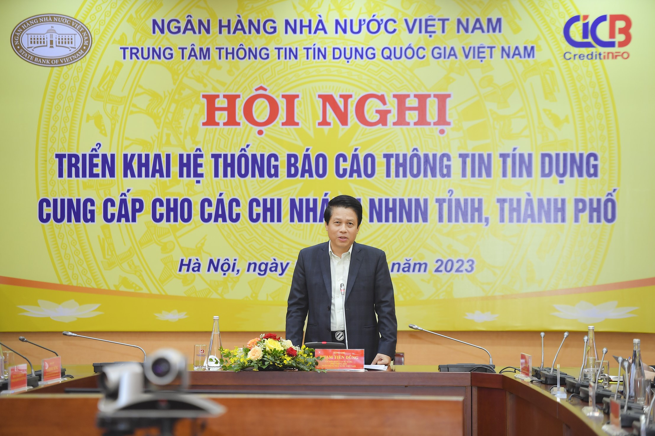 Phó Thống đốc Phạm Tiến Dũng phát biểu chỉ đạo Hội nghị