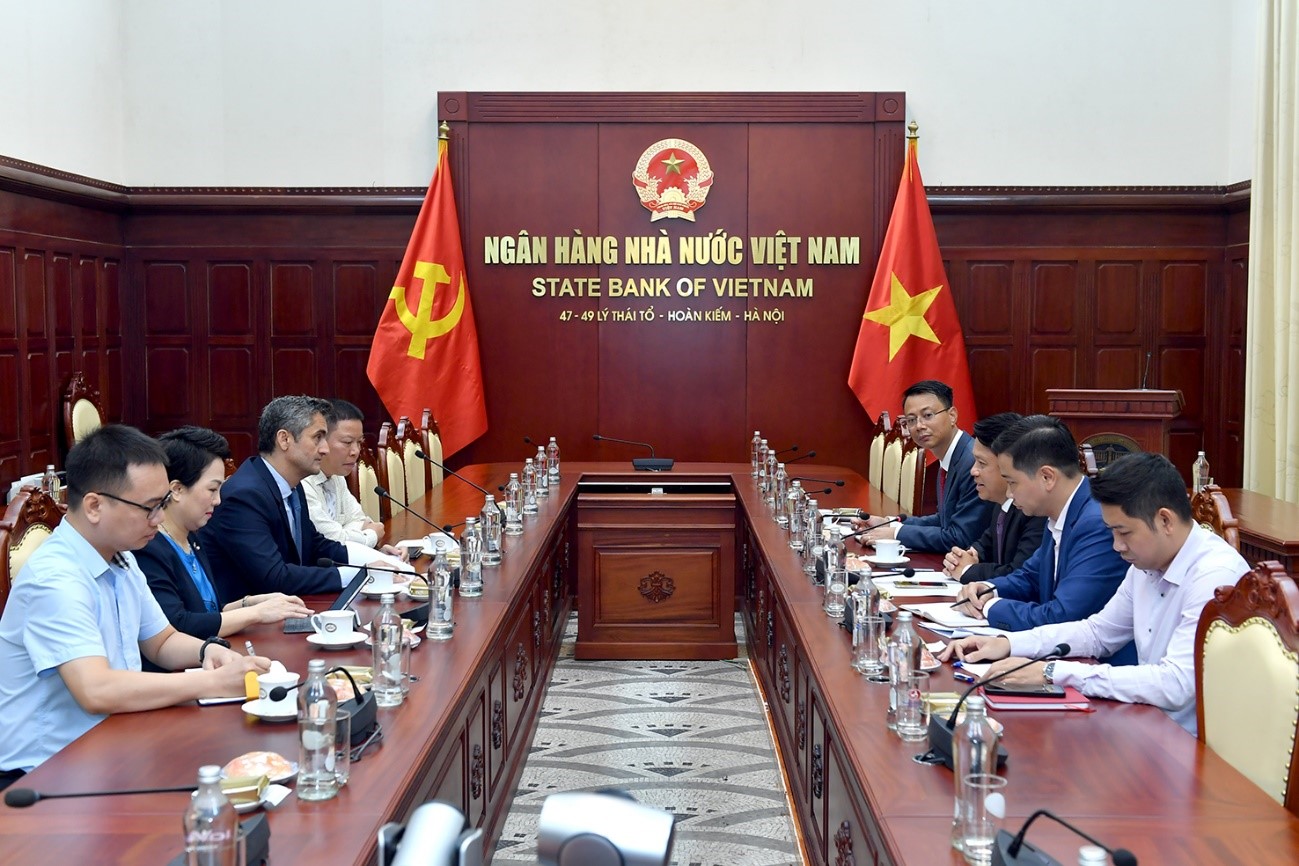 Phó Thống đốc Phạm Tiến Dũng làm việc với Giám đốc khu vực Đông Nam Á VISA