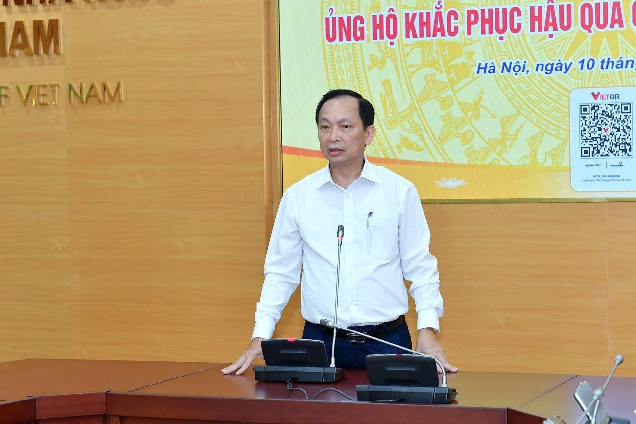 Phó Thống đốc thường trực Đào Minh Tú phát biểu tại Lễ phát động