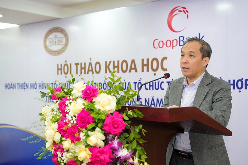 Phó Thống đốc Đoàn Thái Sơn phát biểu tại hội thảo